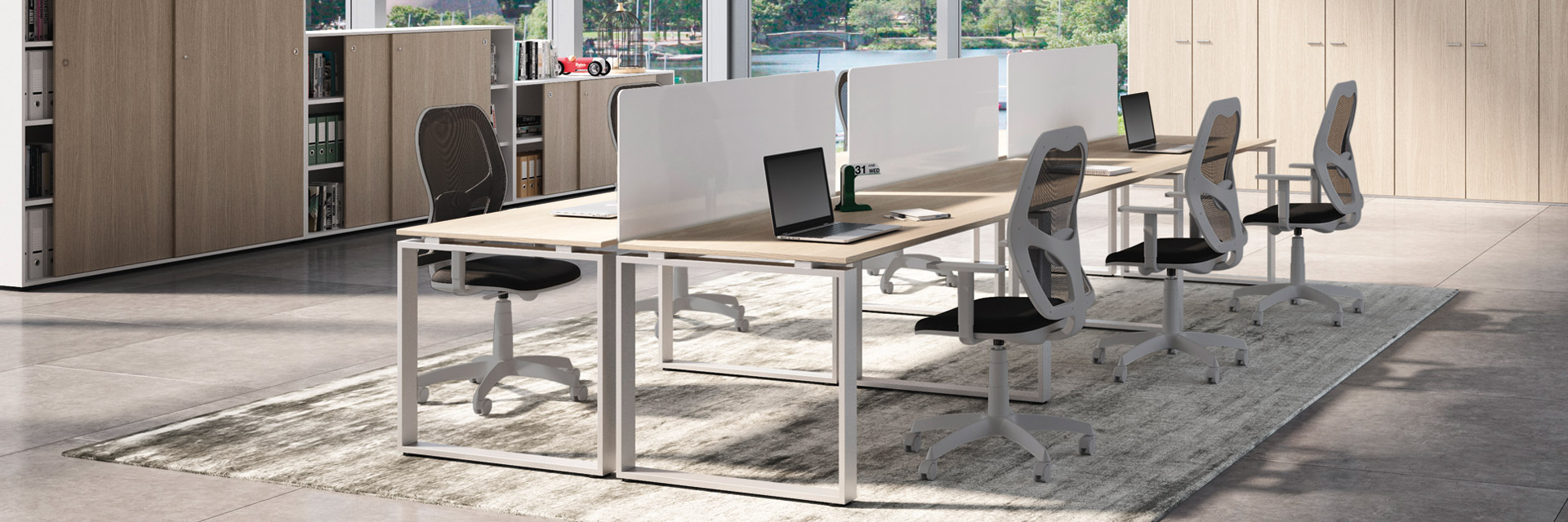 CUF Milano Ring bureau opératif poste travail open space