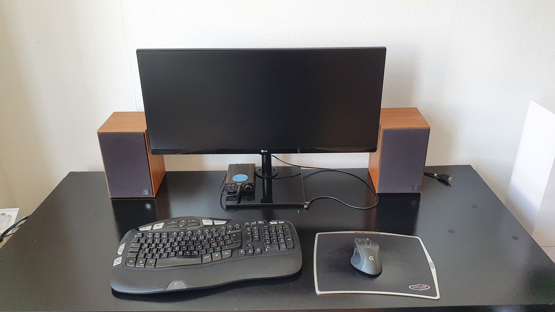 ErGear Monitor Mounts support moniteur 32 pouces verre