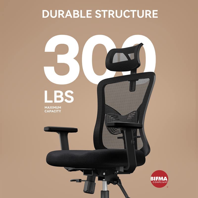 Noblewell Ergonomic Office Chair siège ergonomique noir maille