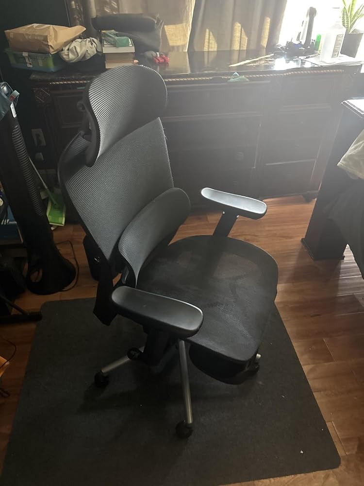 Hbada P Series P2 siège ergonomique gris soutien lombaire