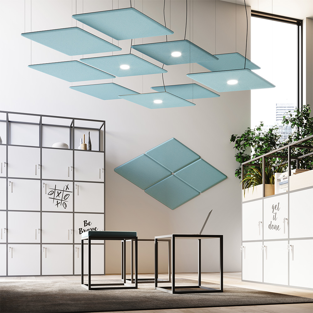 CUF Milano Acoustic Solutions Led panneau acoustique LED