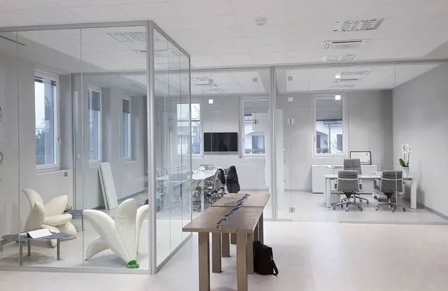 CUF Milano Idrawall cloison vitrée bureau verre