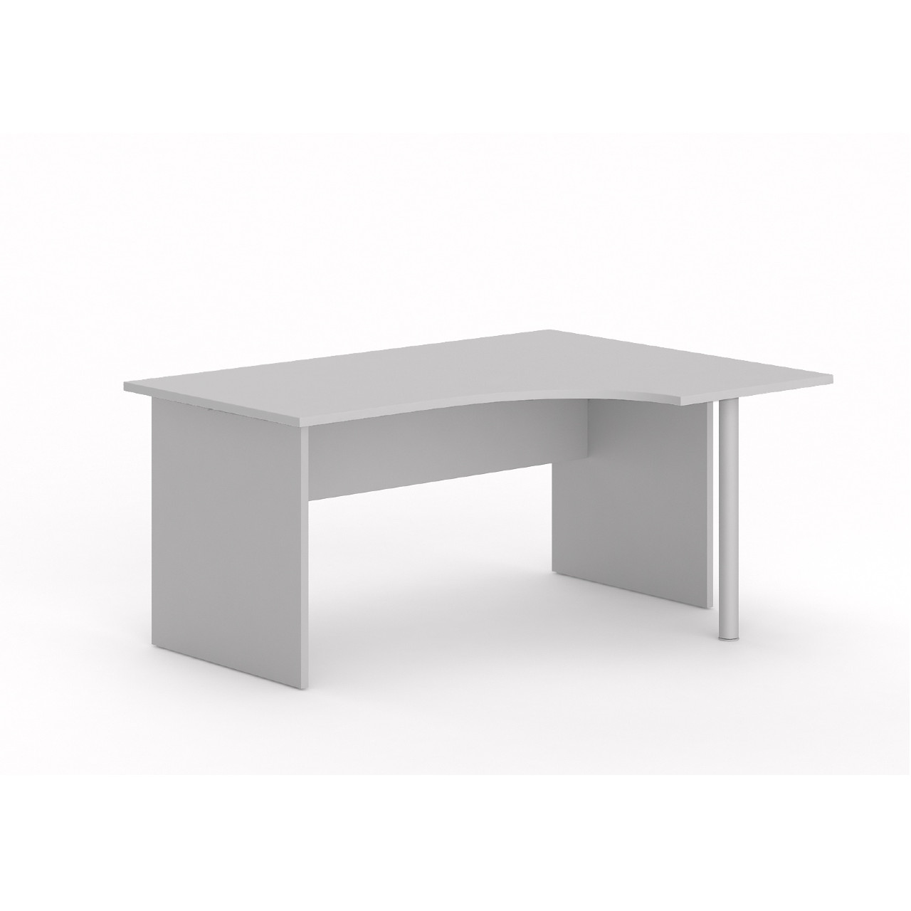 MOBIKA TONO Bureau compact angle bois pieds panneaux