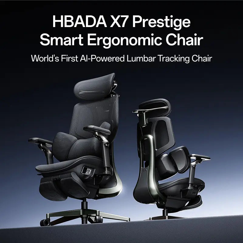 Hbada X7 Prestige siège ergonomique intelligent Alcantara