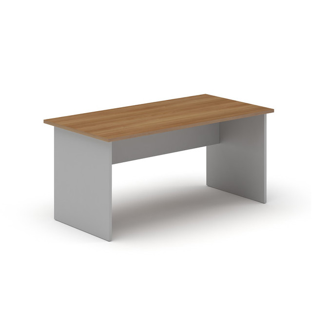 MOBIKA TONO bureau droit bois 160 cm pieds panneaux