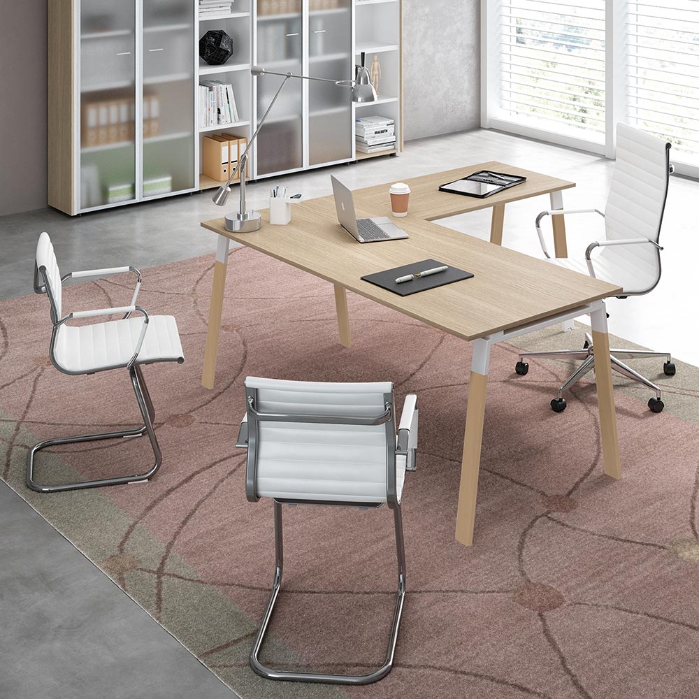 CUF Milano Delta bureau opératif wood effet bois