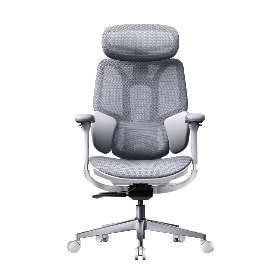 Hbada E3 Air Chaise de bureau noir sans repose-pieds