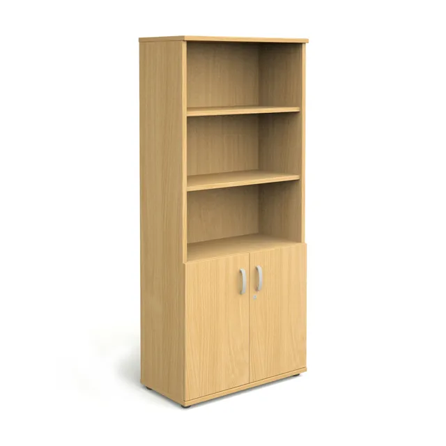 MOBIKA Bureau meuble haut portes battantes série U