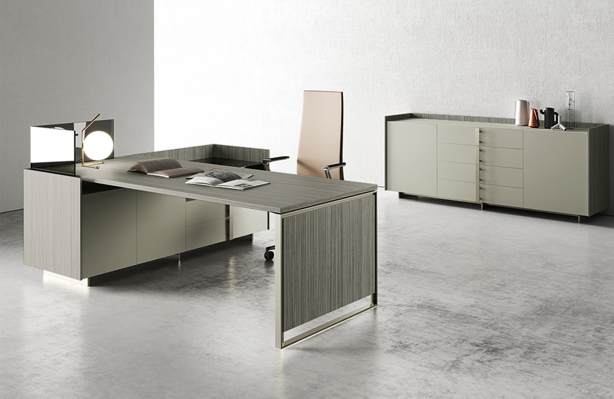 CUF Milano Magenta bureau direction cuir poste direction