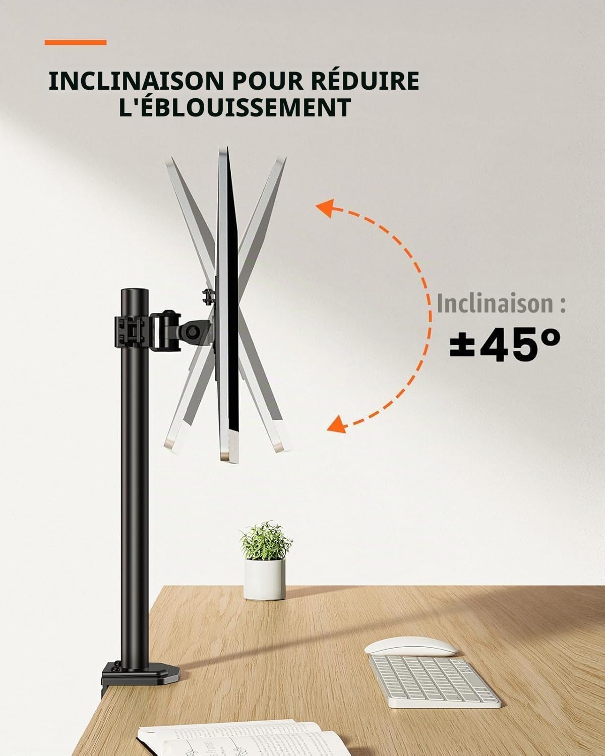 ErGear Monitor Mounts bras écran 13-32 pouces VESA 8kg