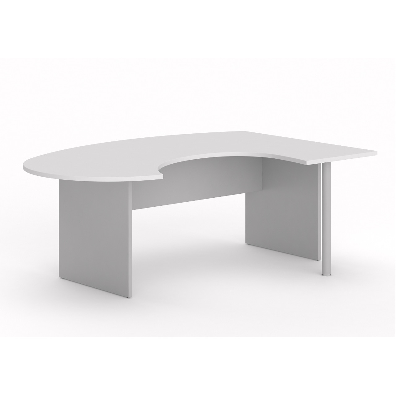 MOBIKA Bureau TONO Bureau bois compact arc 90° retour