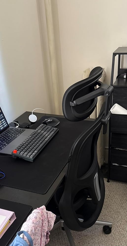 Hbada P Series P2 siège ergonomique gris soutien lombaire
