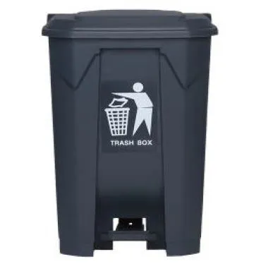 MOBIKA Covid-19 Poubelle 95 L couvercle gris