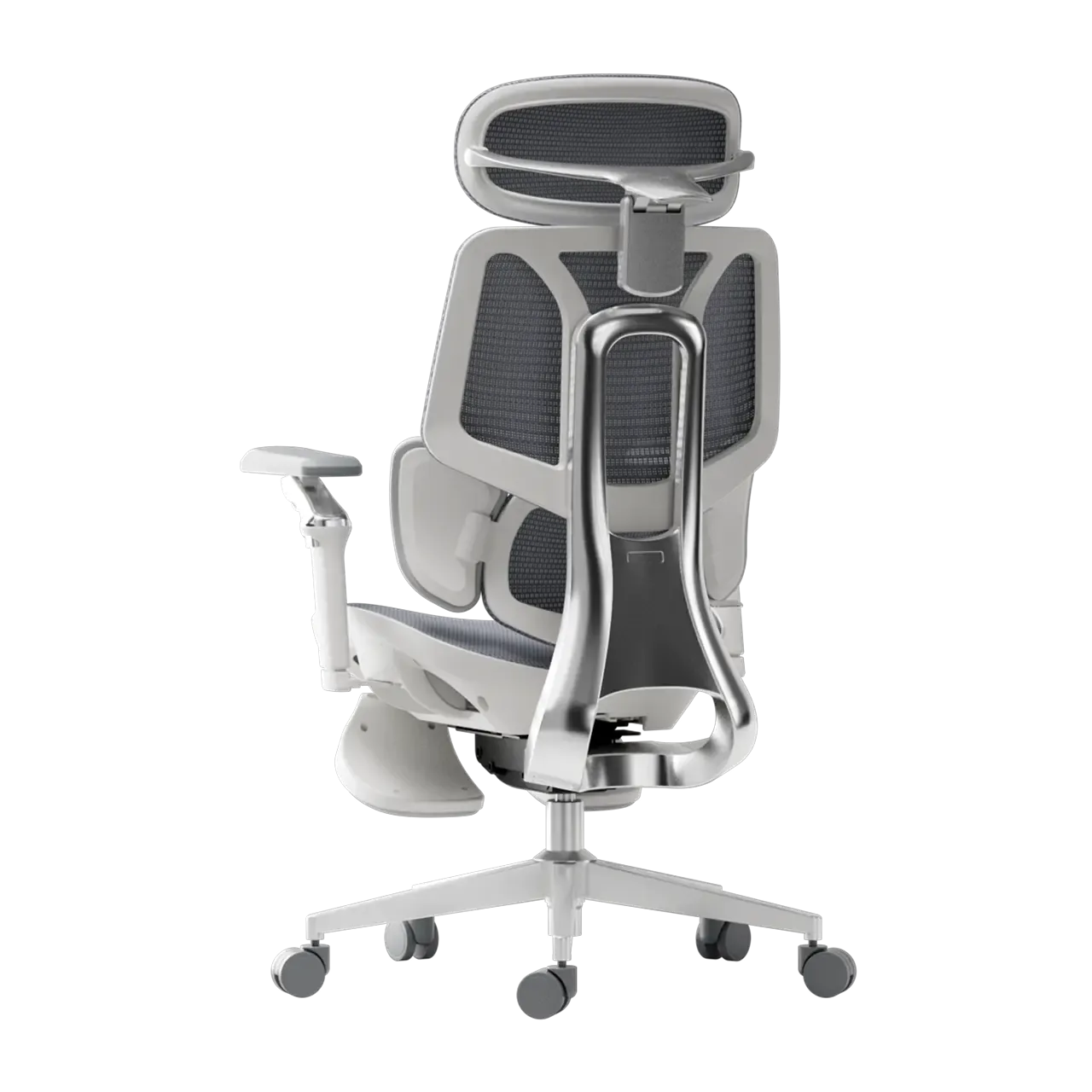 Hbada E3 Ultra chaise de bureau gris repose-pieds 4D