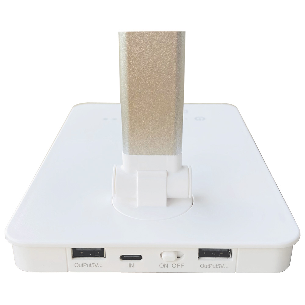 MOBIKA Bureau Lampe de bureau LED blanc argenté 10-15 W
