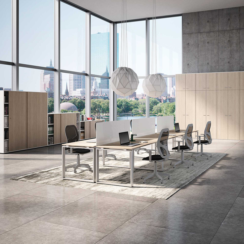 CUF Milano Ring bureau opératif poste travail open space
