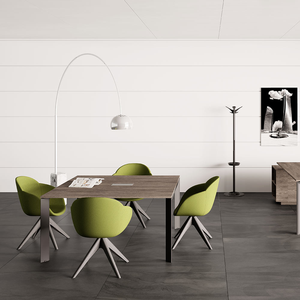 CUF Milano Iris chaise d’attente bureau
