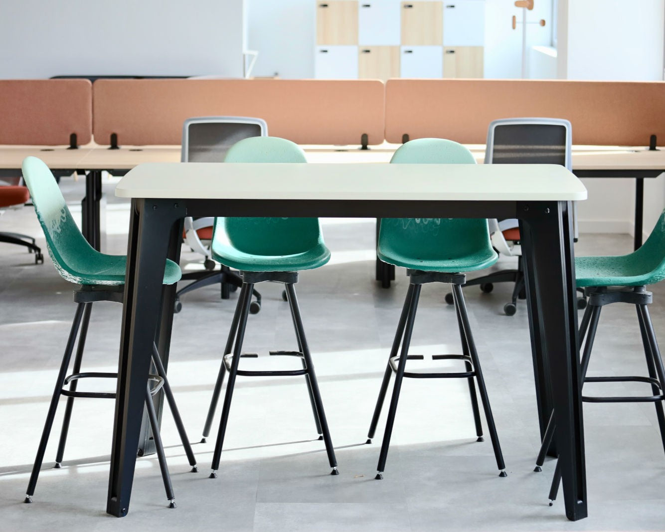 Tizu Brotteaux table L150 x 80 cm blanc 74 cm