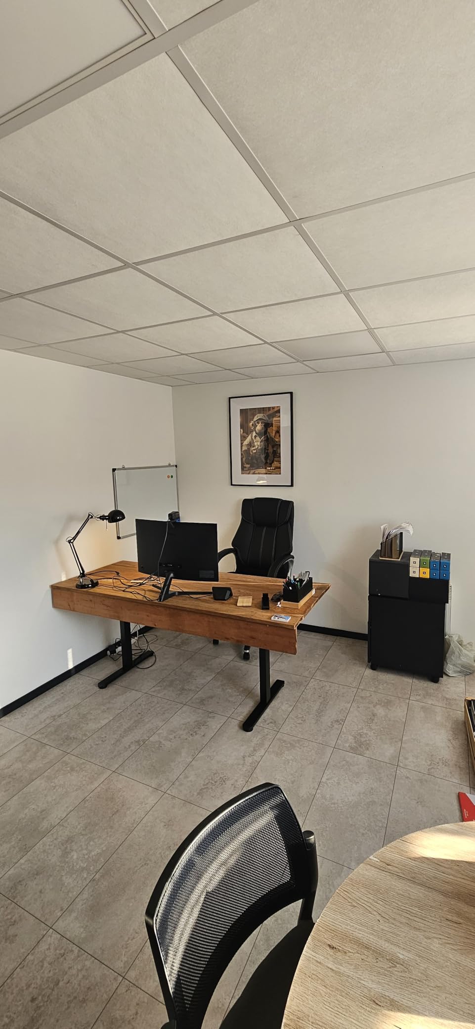 ErGear Electric Standing Desks cadre assis-debout blanc noir 118 cm