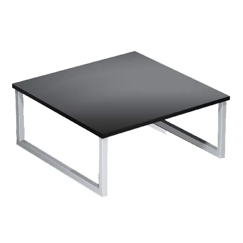 MOBIKA Détente Table basse carrée mélaminé accueil