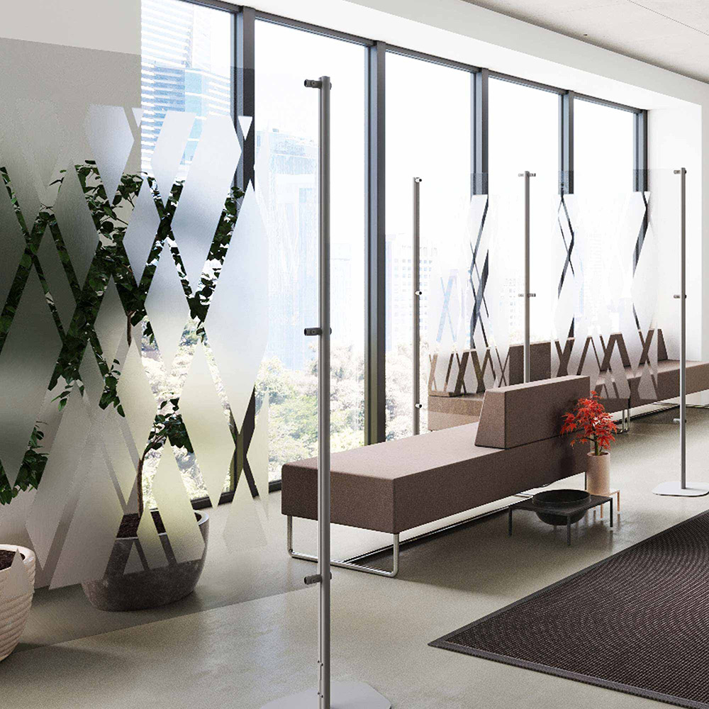 CUF Milano Tetrix Safety cloison de bureau open space