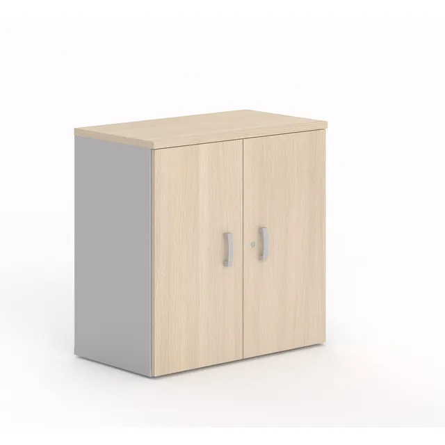 MOBIKA Bureau TONO meuble mi-haut portes battantes