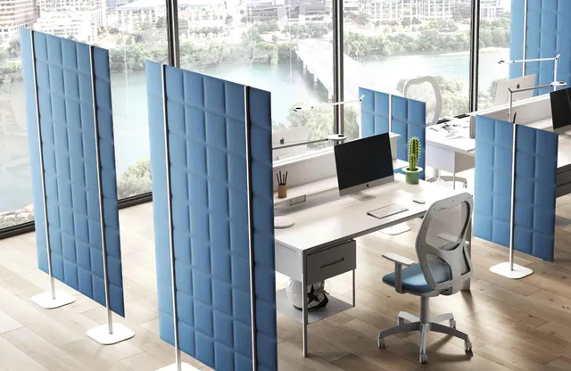 CUF MILANO Tetrix Free Standing panneau acoustique bureau