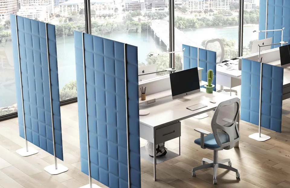 CUF MILANO Tetrix Free Standing panneau acoustique bureau