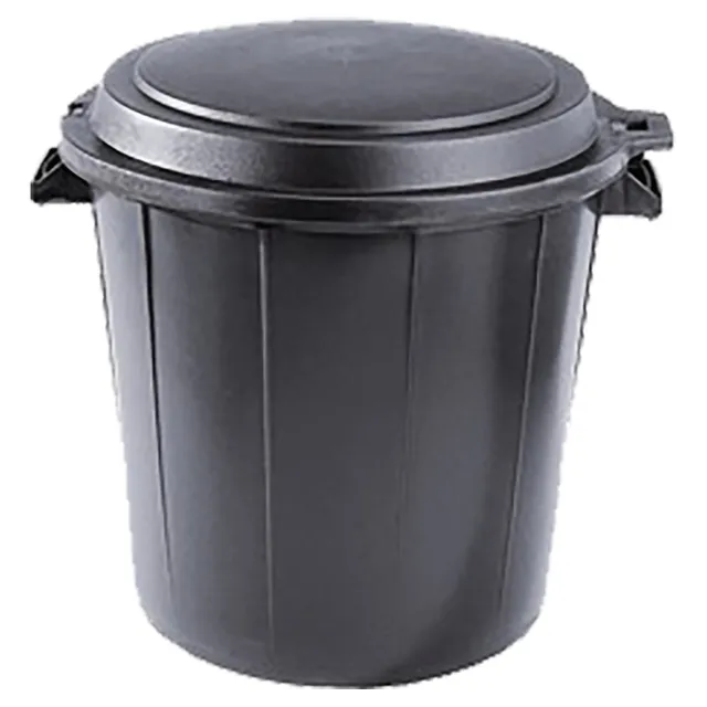 MOBIKA Hygiène Poubelle 70 L ronde couvercle bureau