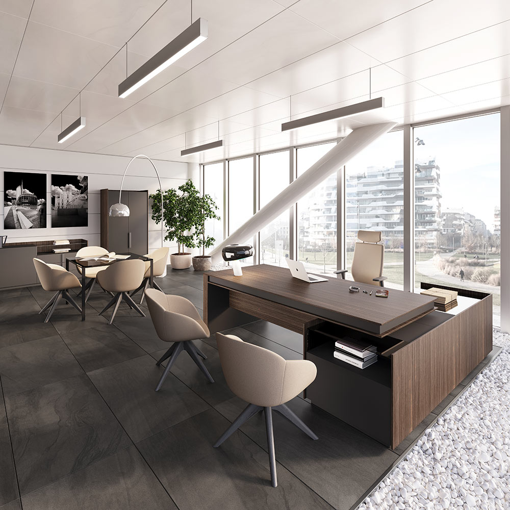 CUF Milano Iris chaise d’attente bureau