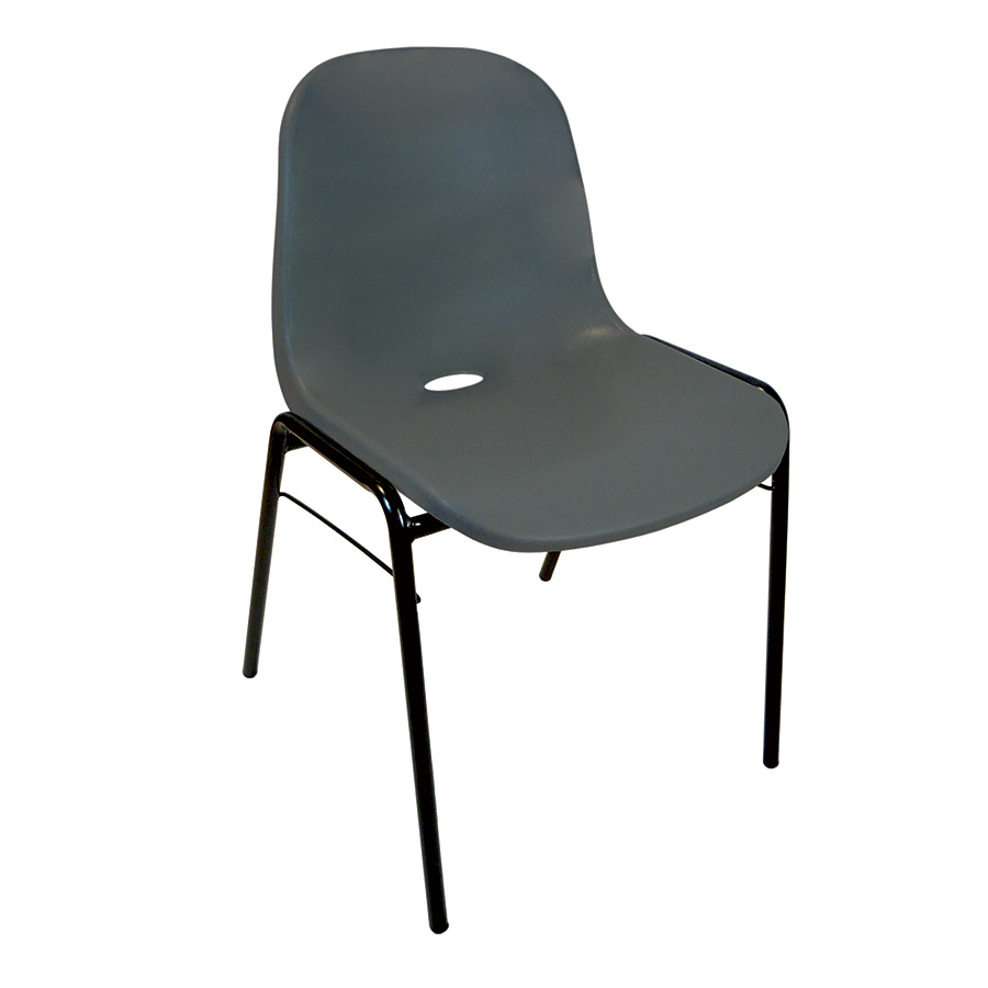 MOBIKA Chaise coque polypropylène réfectoire