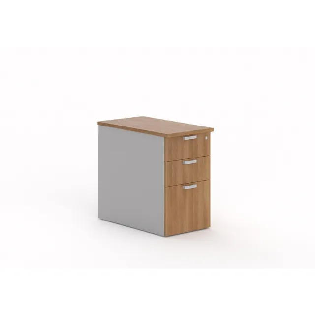 MOBIKA Bureau Caisson TONO 2 tiroirs dossier 60 cm