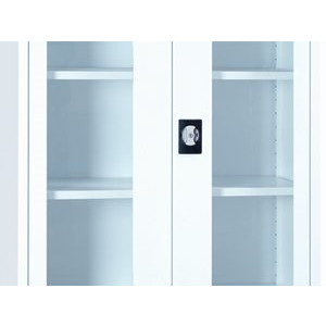 MOBIKA Médical Armoire médicale 2 portes vitrées métal bureau