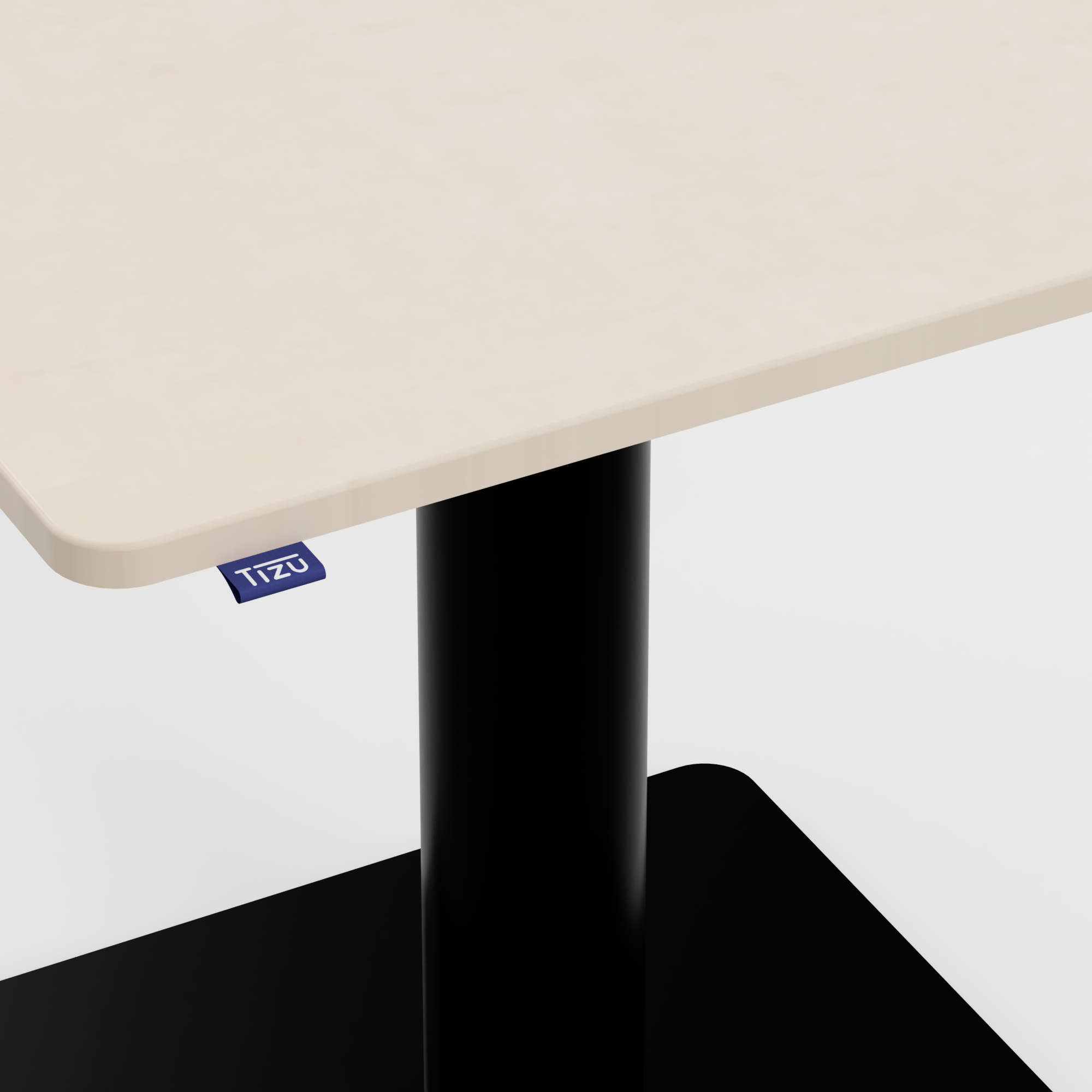 Tizu Montchat table bureau 80x80cm NM11 Sable