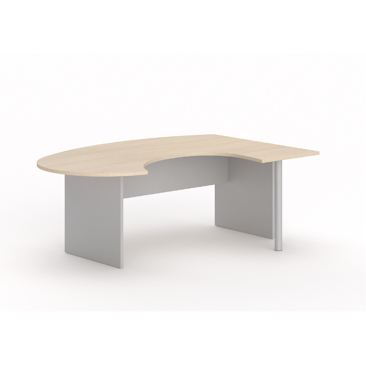 MOBIKA Bureau TONO Bureau bois compact arc 90° retour