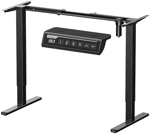 ErGear Electric Standing Desks cadre assis-debout blanc noir 118 cm