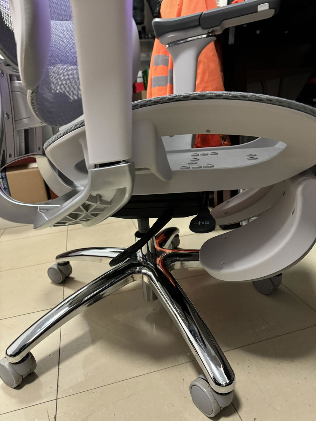 Hbada E3 Air Chaise de bureau rose assise confort