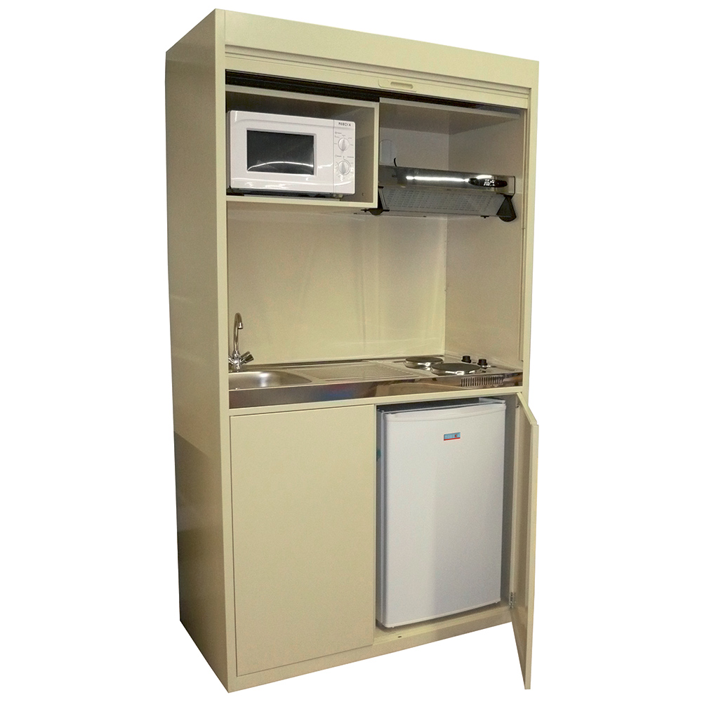 MOBIKA Réfectoire Armoire haute kitchenette équipée bureau