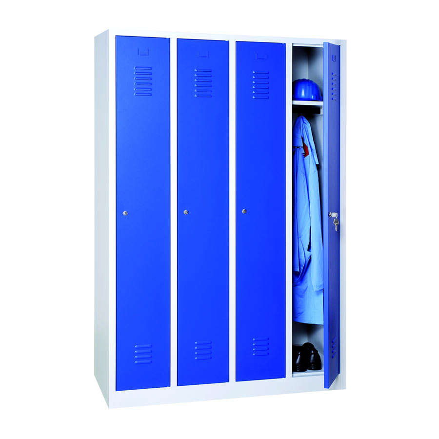 MOBIKA Industrie Vestiaire industrie propre 4 cases métal