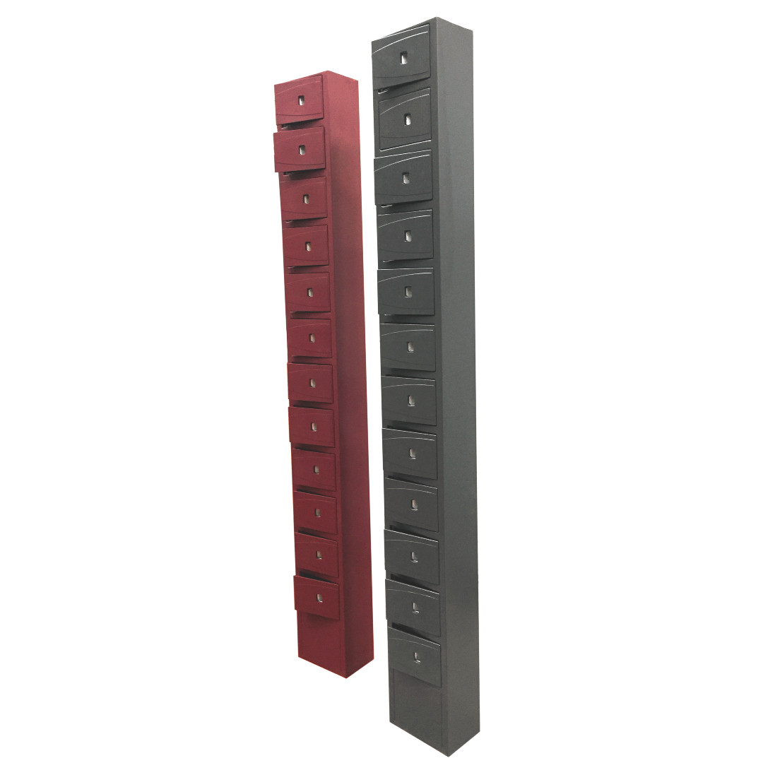 MOBIKA Industrie coffre-fort colonne 12 cases