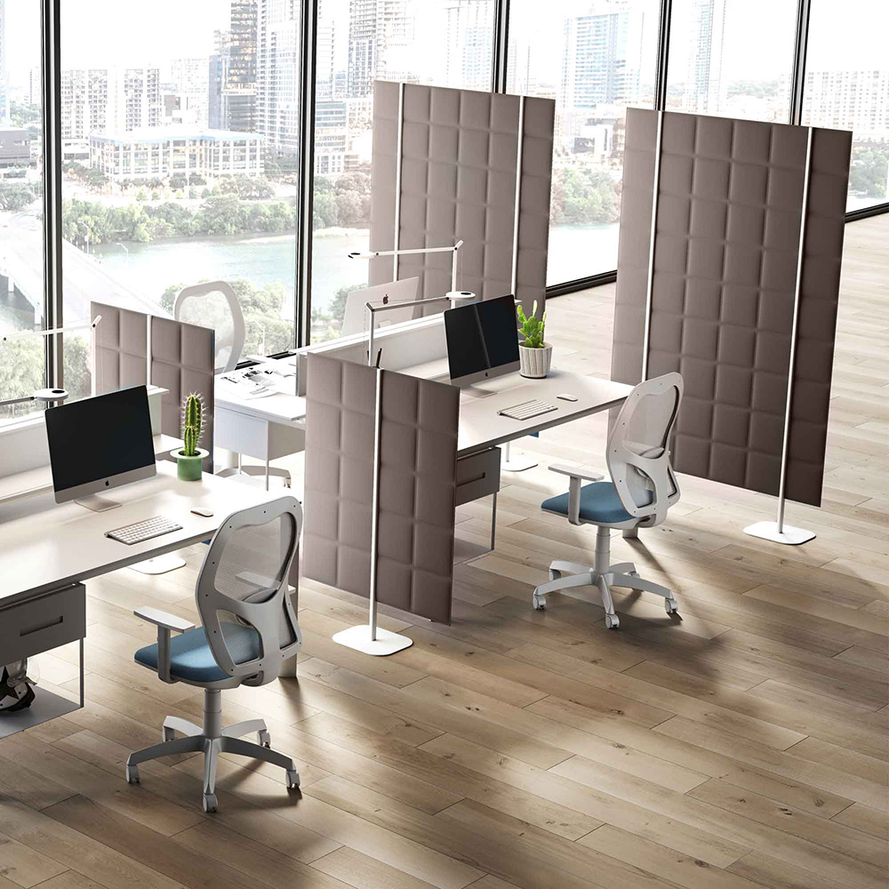 CUF MILANO Tetrix Free Standing panneau acoustique bureau
