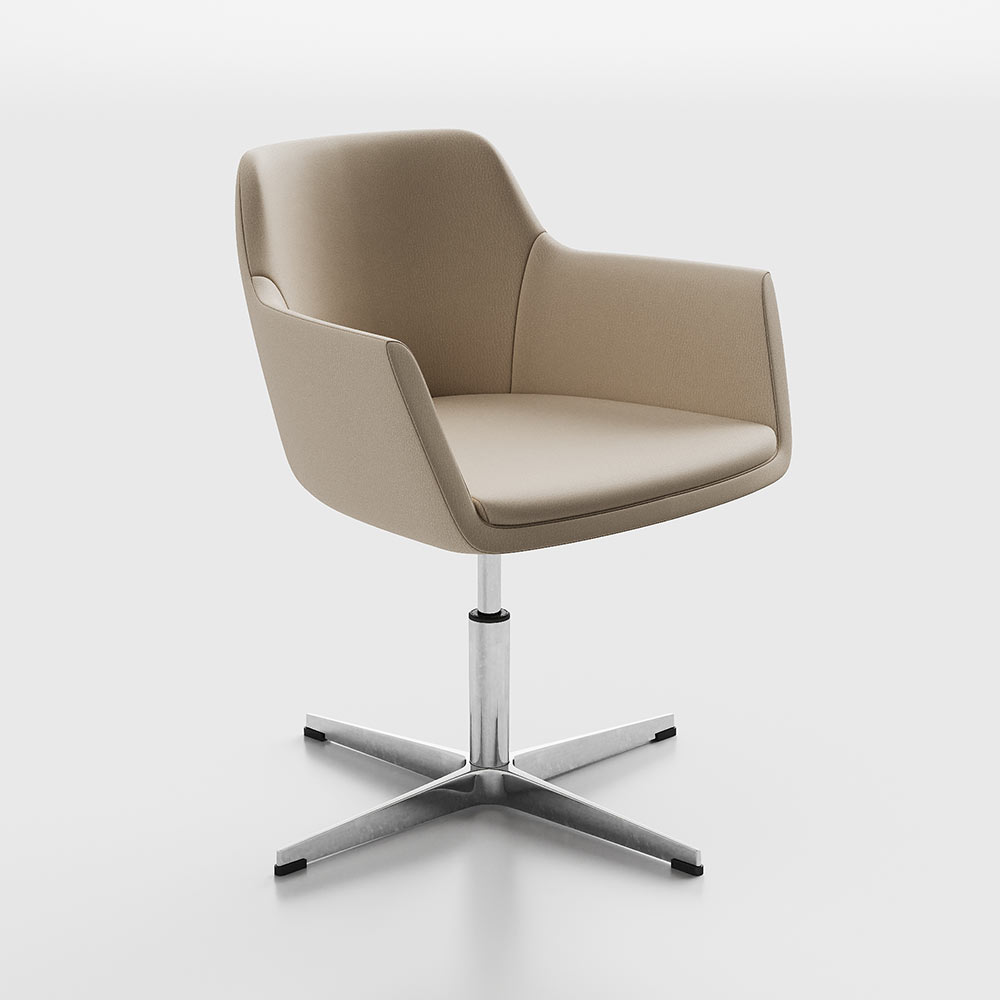 CUF MILANO Anemone chaise visiteur accueil