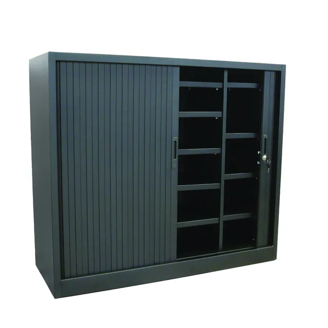 MOBIKA Bureau meuble bas plans A4 rideaux
