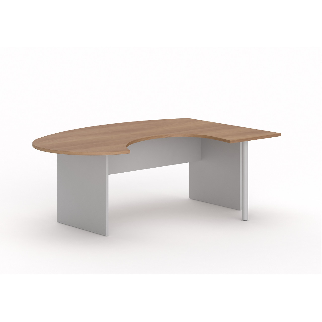 MOBIKA Bureau TONO Bureau bois compact arc 90° retour