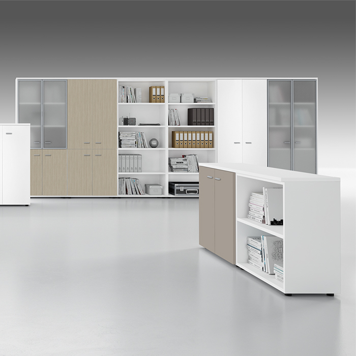 CUF Milano Doria bibliothèque bureau rangement porte