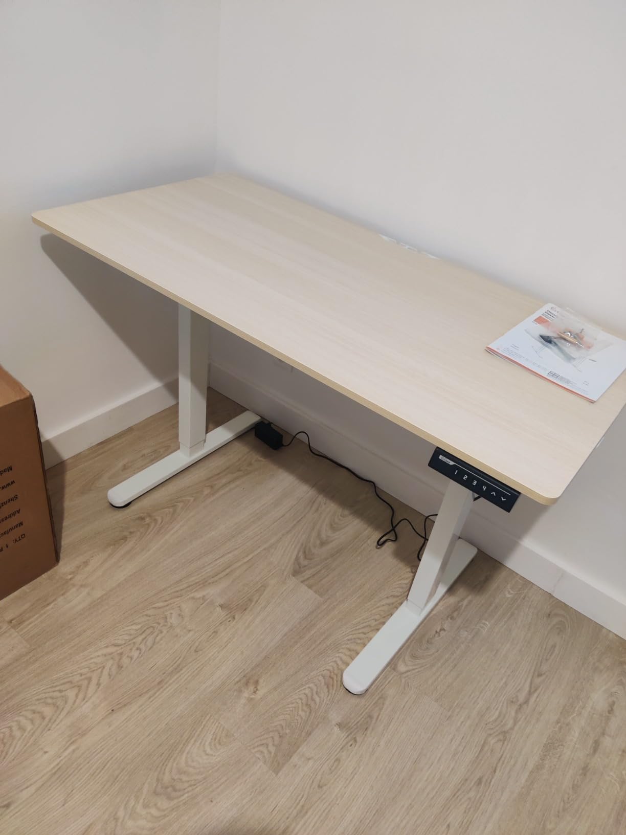 ErGear Electric Standing Desks 100x60 bureau assis-debout blanc 80 kg