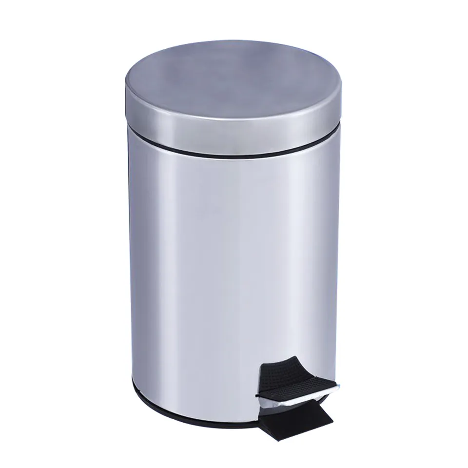 MOBIKA Hygiène poubelle inox 5 L à pédale