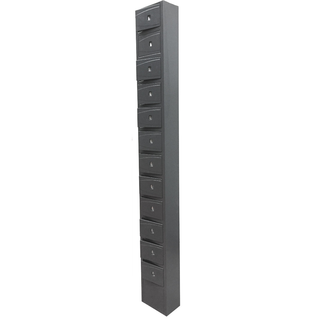 MOBIKA Industrie coffre-fort colonne 12 cases