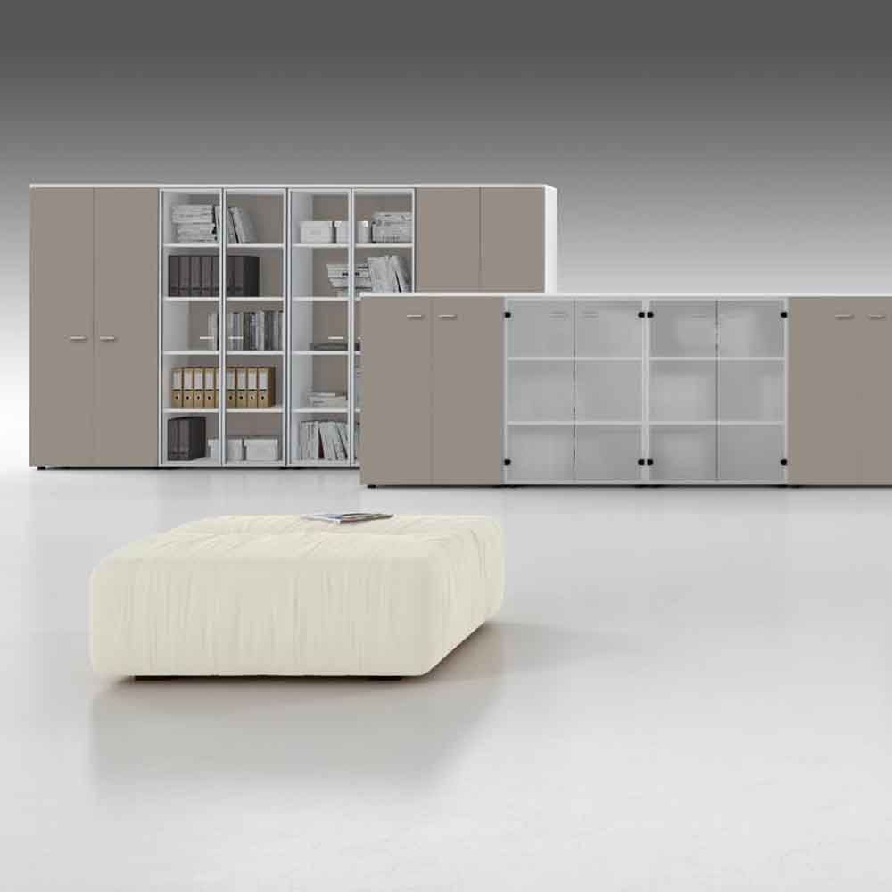 CUF Milano Doria bibliothèque bureau rangement porte
