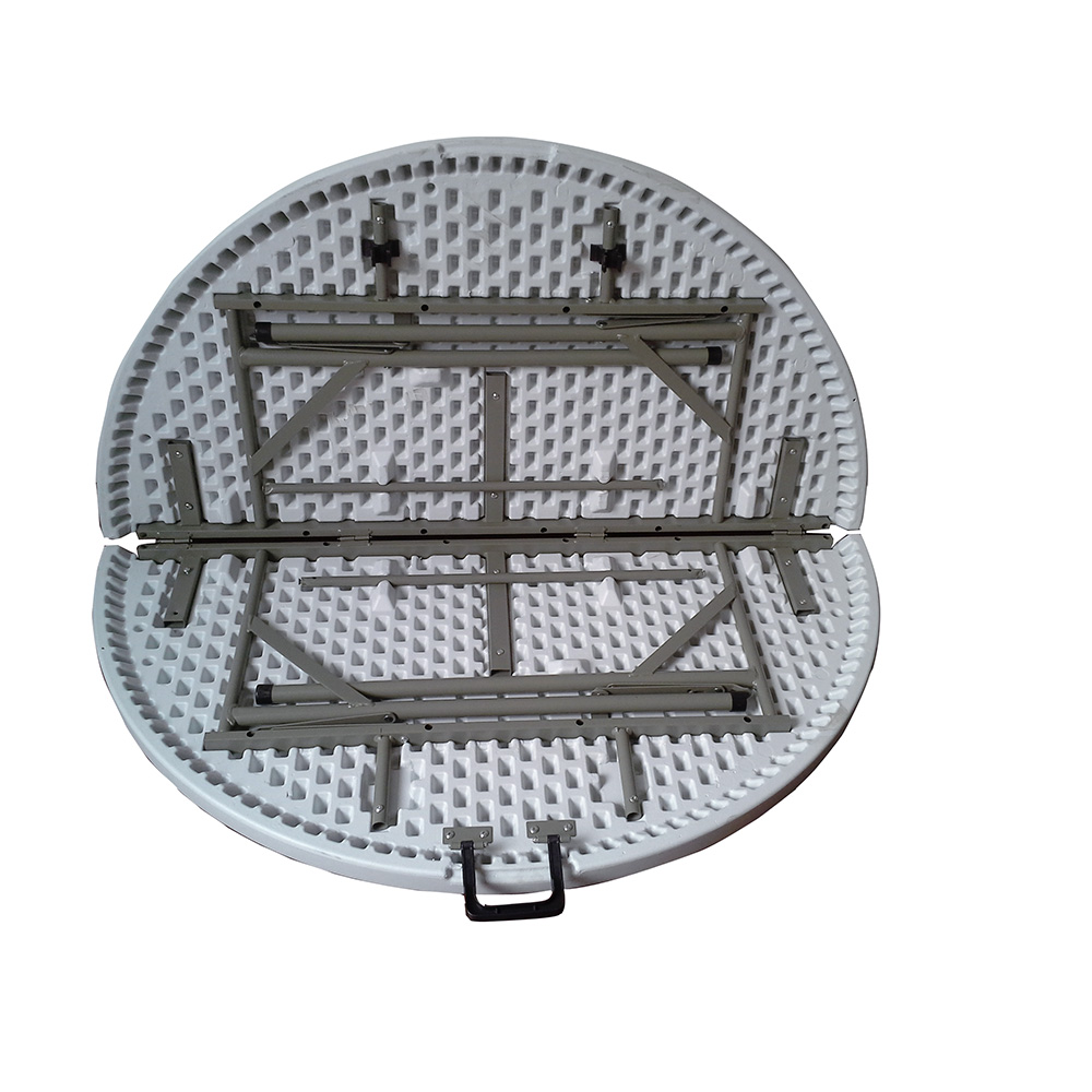 MOBIKA Réfectoire table ronde pliante plateau et pieds